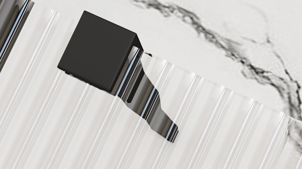 Parete Doccia Rea Aero Intimo Black Mat 120