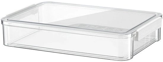 Scatola di archiviazione trasparente in plastica leggera e impermeabile con grande capacità