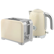 Set bollitore e tostapane, 2200W, 7 livelli di doratura, varie funzioni, crema