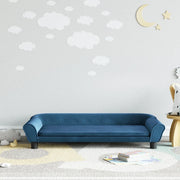 Divano per Bambini Blu 100x50x26 cm in Vellutocod mxl 93871
