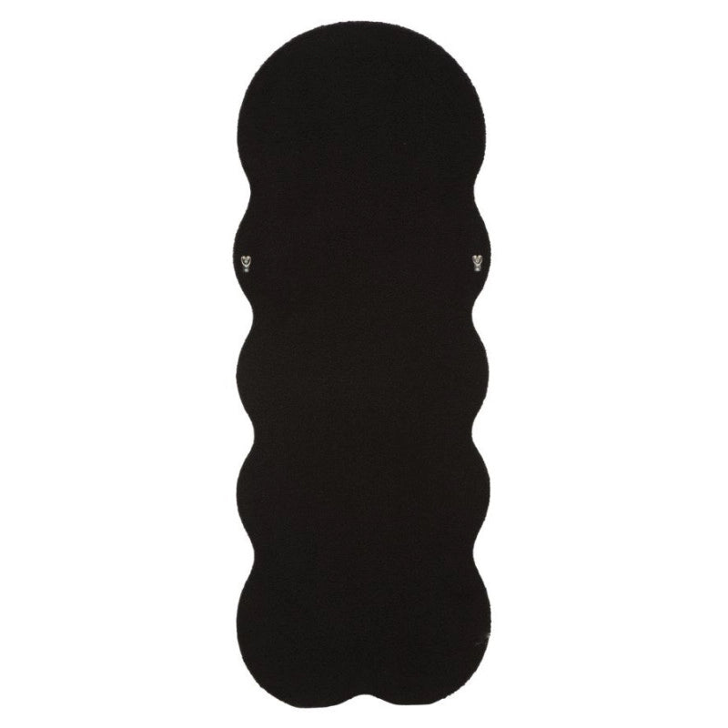 Specchio Da Muro Teddy Nero cm 60x4x160 (misura Specchio cm 39x137)