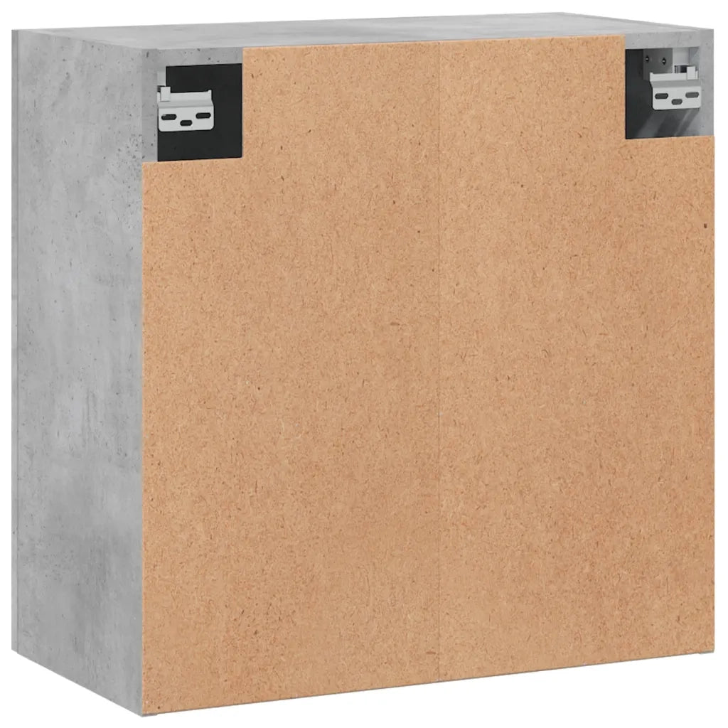 Mobile contenitore moderno a parete pratico 60 x 31 x 60 cm in legno composito grigio cemento 02_0048794