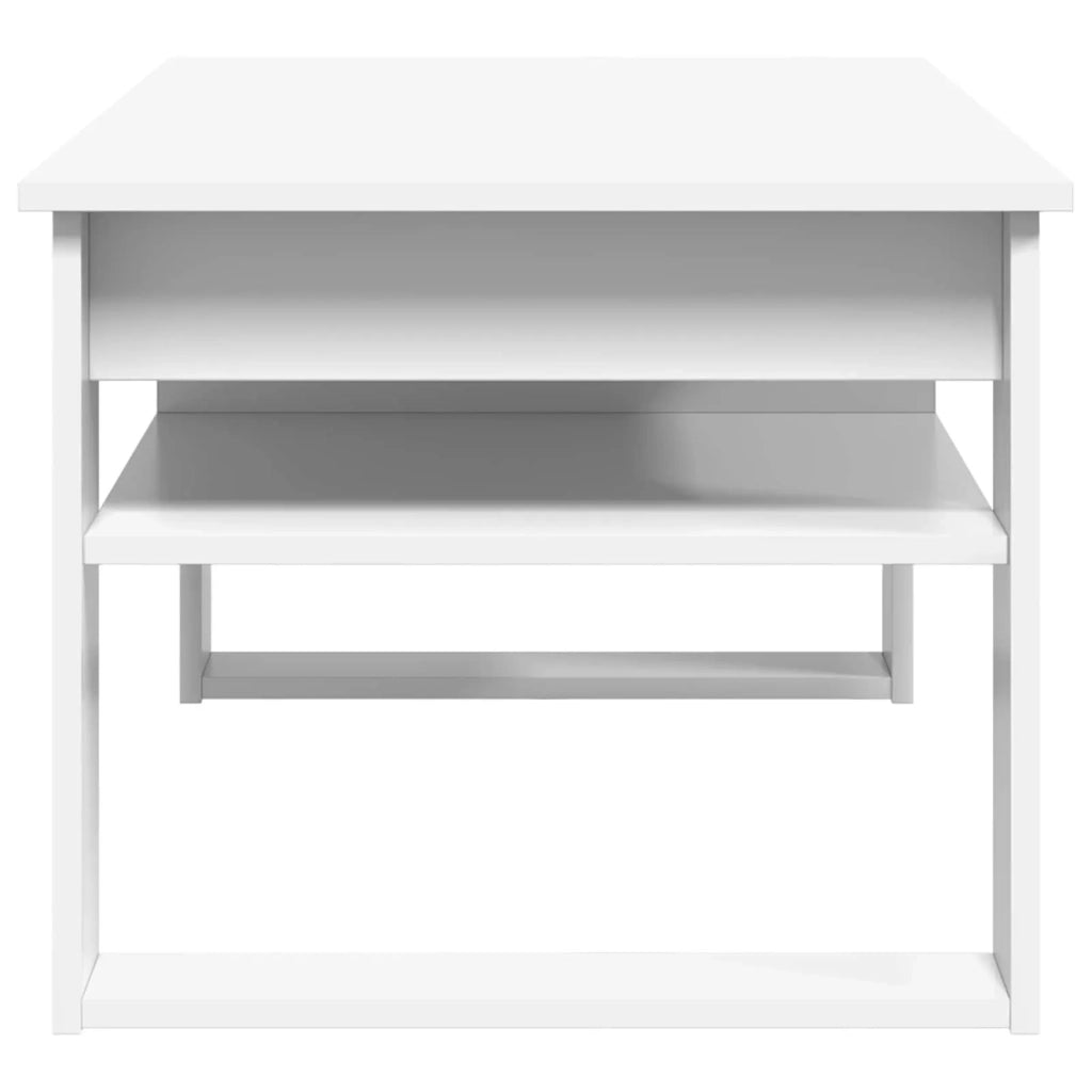 Tavolino da salotto Bianco 96 x 54 x 44 cm Legno multistrato