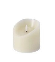 1 Pezzo Candela a Led Cilindrica con Timer Avorio 10 x 10 cm