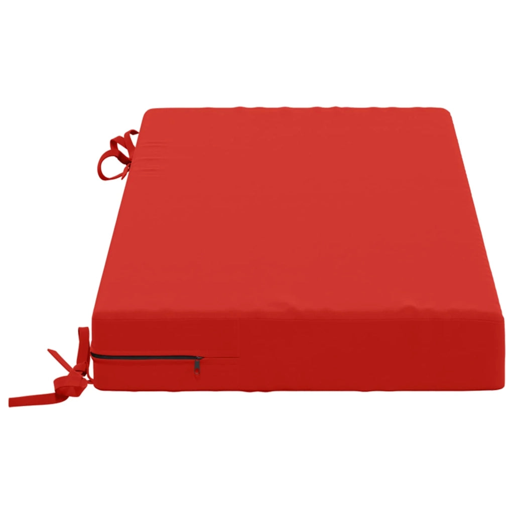 Cuscini per Panchina a 2 Pezzi SOEST 2 pz 100% Poliestere Rosso 949537