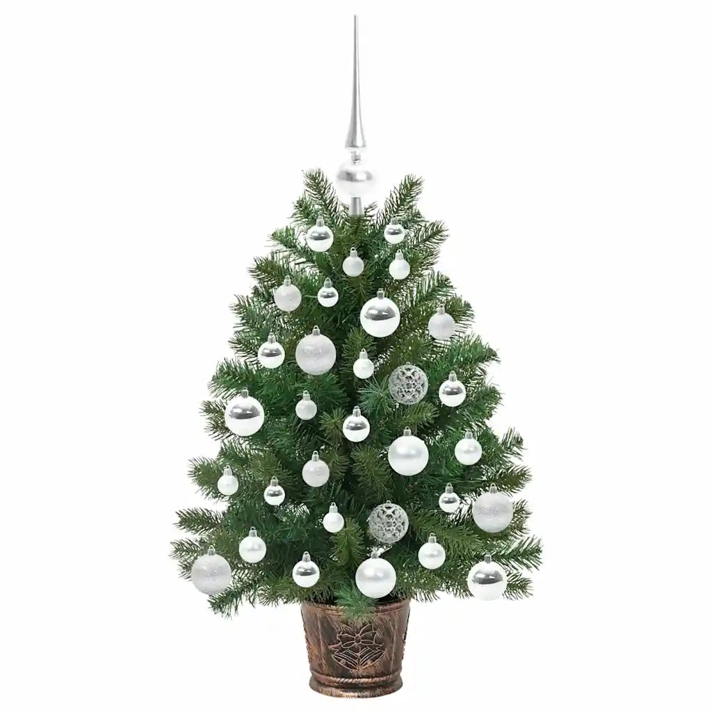 Albero di Natale artificiale con 150 LED Verde 75 cm PE e PVC 3397307