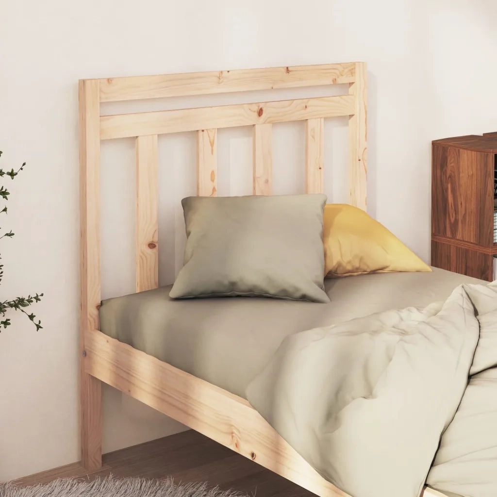 Testiera per Letto-Testata-Testiera Decorativa 81x4x100 cm in Legno Massello di Pino 260213