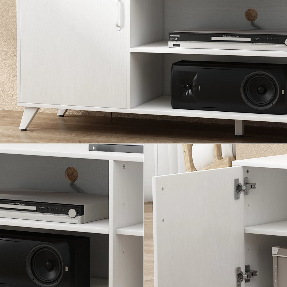 Vicco Lowboard Bianco 160 x 54.5 cm con 2 porte