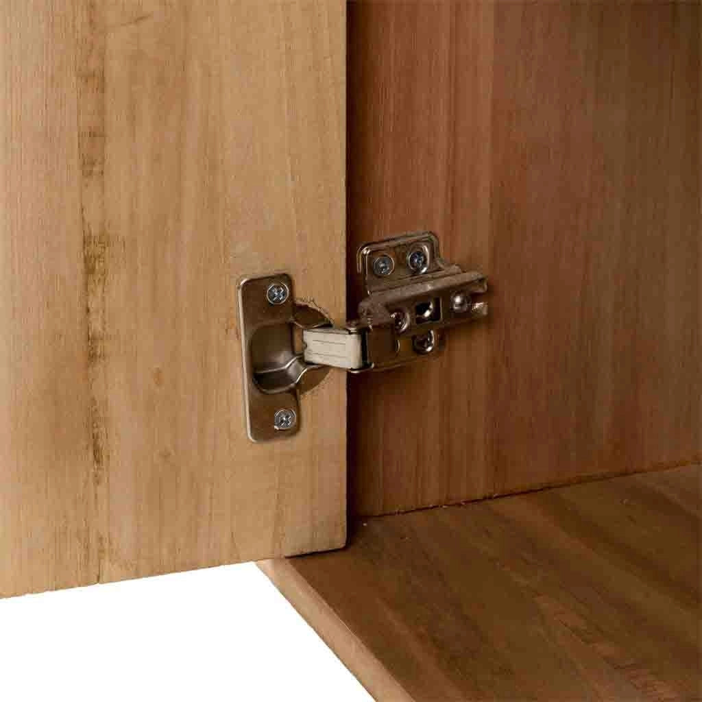 Mobile da ingresso in legno marrone 76x38x83h