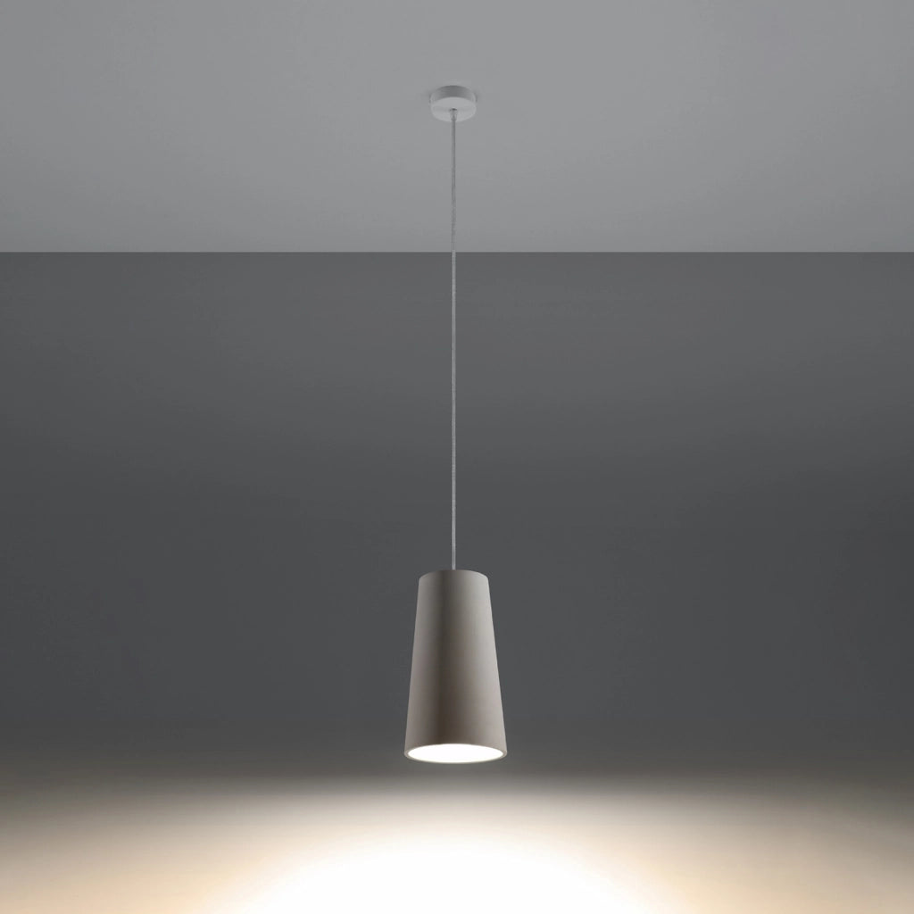 Lampada a sospensione HAVANA bianca ceramica Pure Lume GU10
