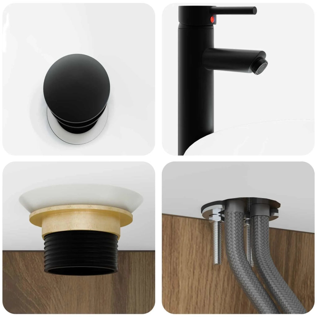 Set di mobili per il bagno 2 pz Rovere Artigianale 3406112