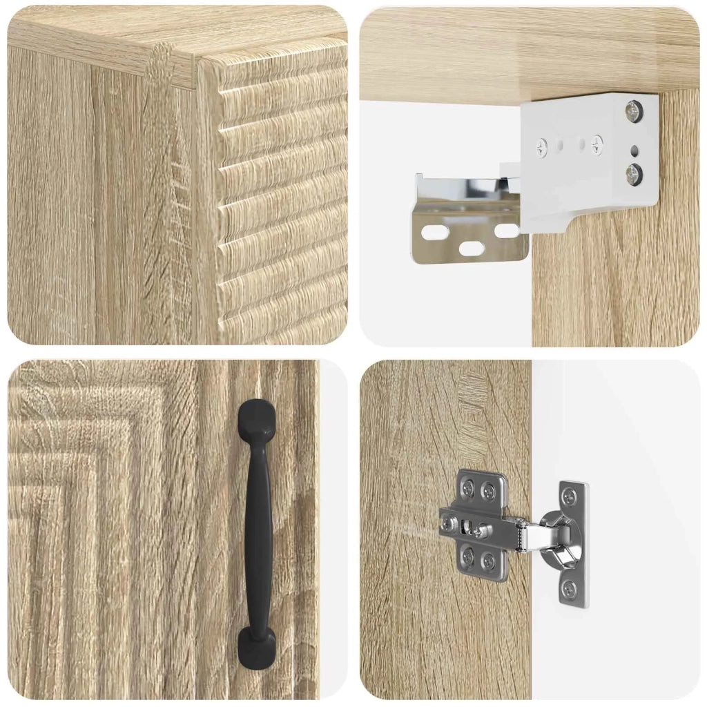 Armadio da bagno a muro HAARLEM Rovere Sonoma 30 x 31 x 59 cm 896807