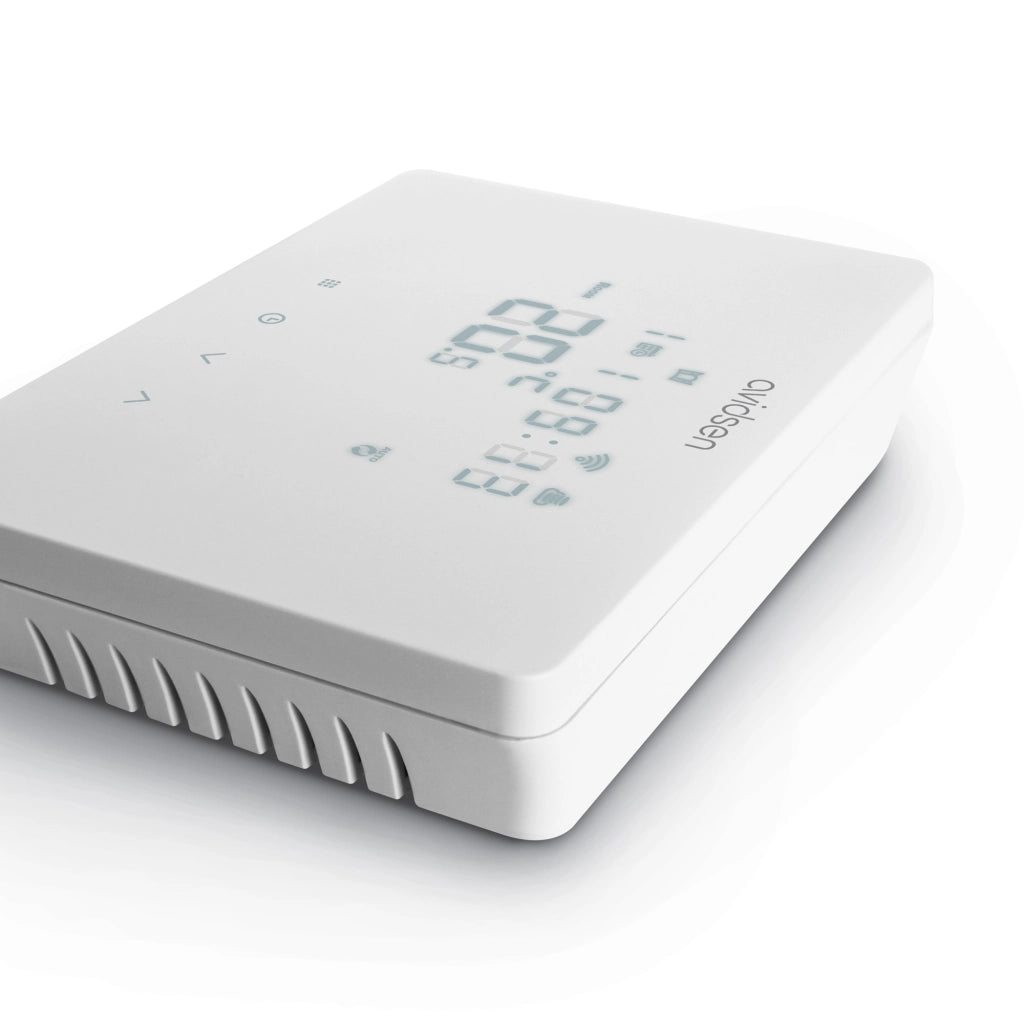 Termostato Wi-Fi Smart HomeTemp Programmabile bianco - Controlli Touch - Avidsen 127072