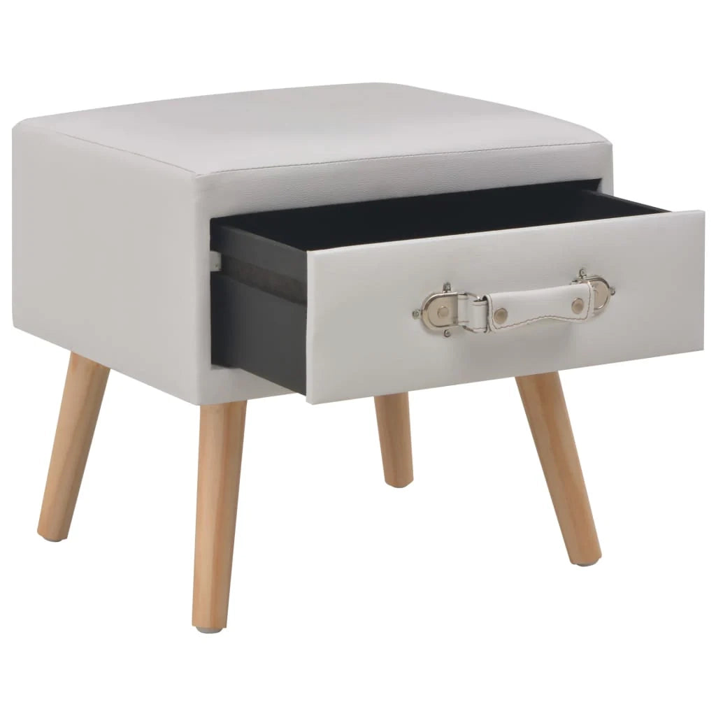 Comodino comodino cassettiera mobili per camera da letto 2 pezzi bianco 40x35x40 cm sintetico 1402055