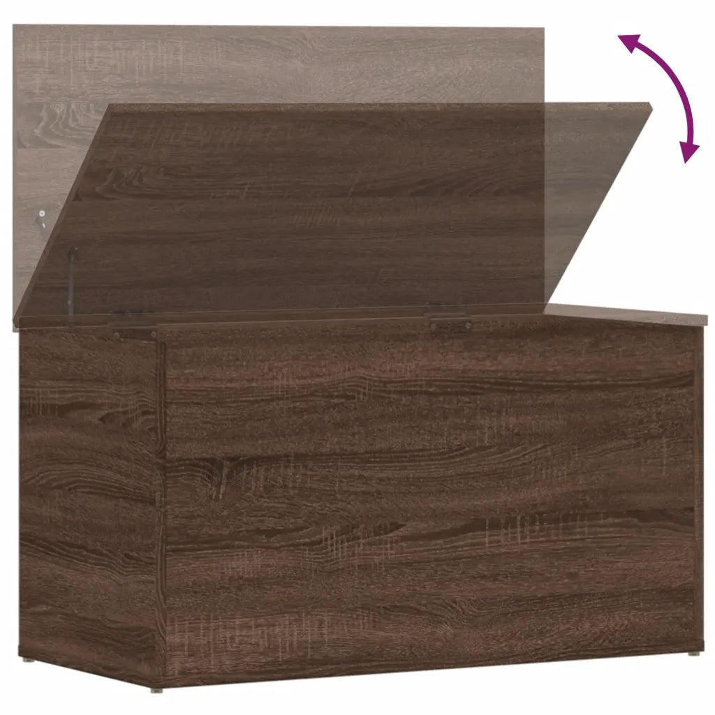 Cassapanca Rovere Marrone 84x42x46 cm in Legno Ingegnerizzato cod mxl 46222
