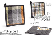 1 Pezzo Presina da Forno Cucina in Cotone 20 x 20 cm Pic Nic 2 Colori