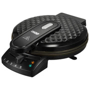 Unold 48235 piastra per waffle 1 waffle 1200 W Nero, Acciaio inox