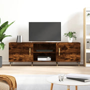 Mobile Porta TV Rovere Fumo 150x30x50 cm in Legno Multistrato 829081