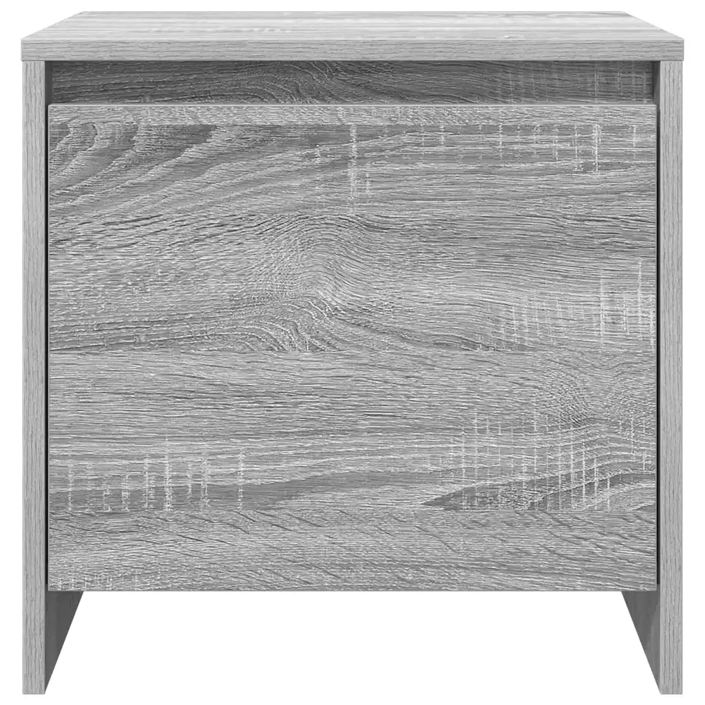 Comodino-Tavolino da notte Grigio Sonoma 45x34x44,5 cm in Truciolato