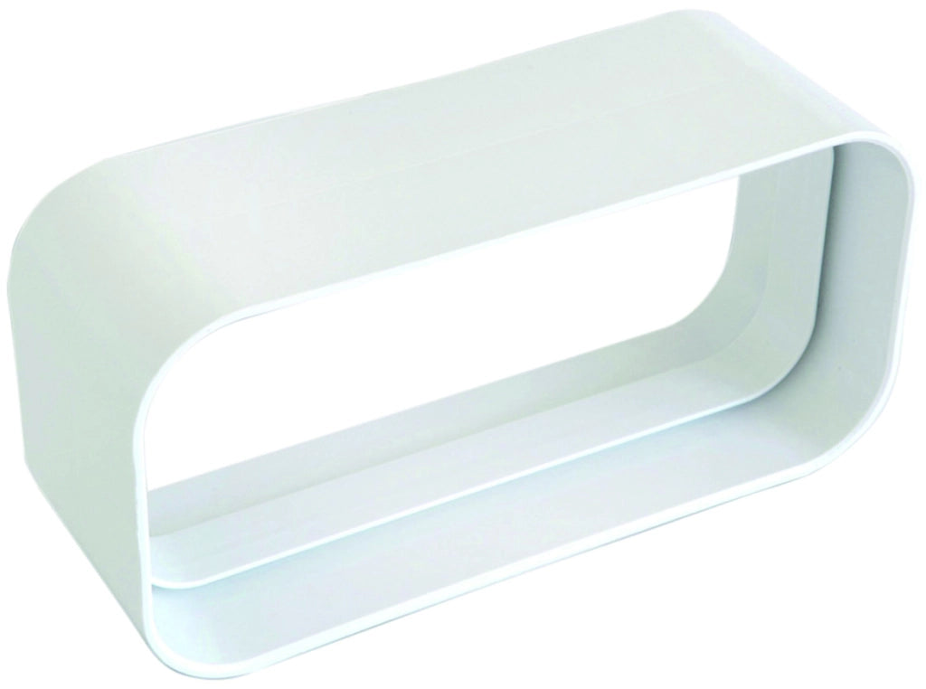 GIUNTO ORIZZONTALE F/F PER AERAZIONE CANALIZZATA mm. 120X60, col. Bianco