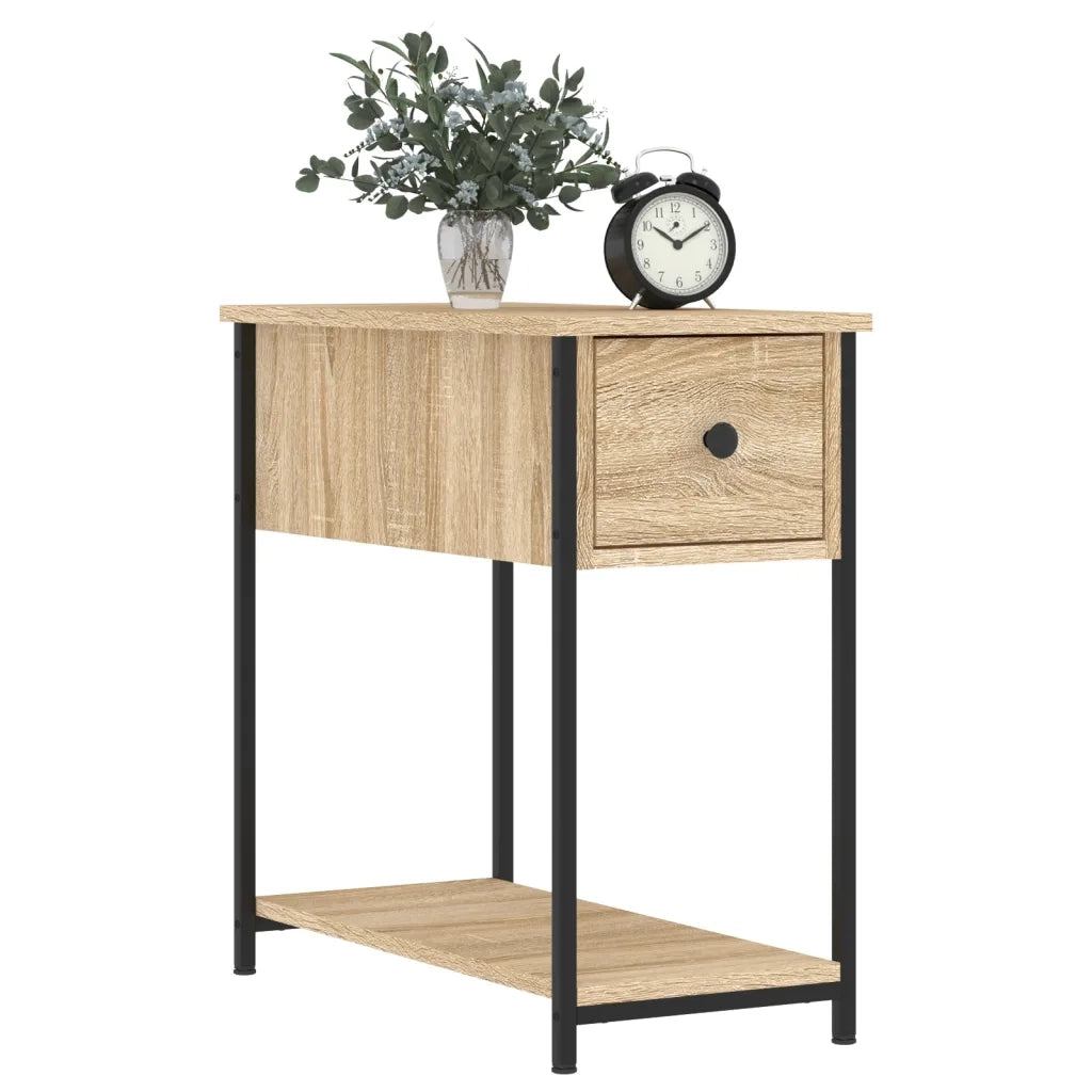 Comodini 2 pz-Set di 2 Tavolino da notte Rovere Sonoma 30x60x60 cm in Legno Multistrato 872019