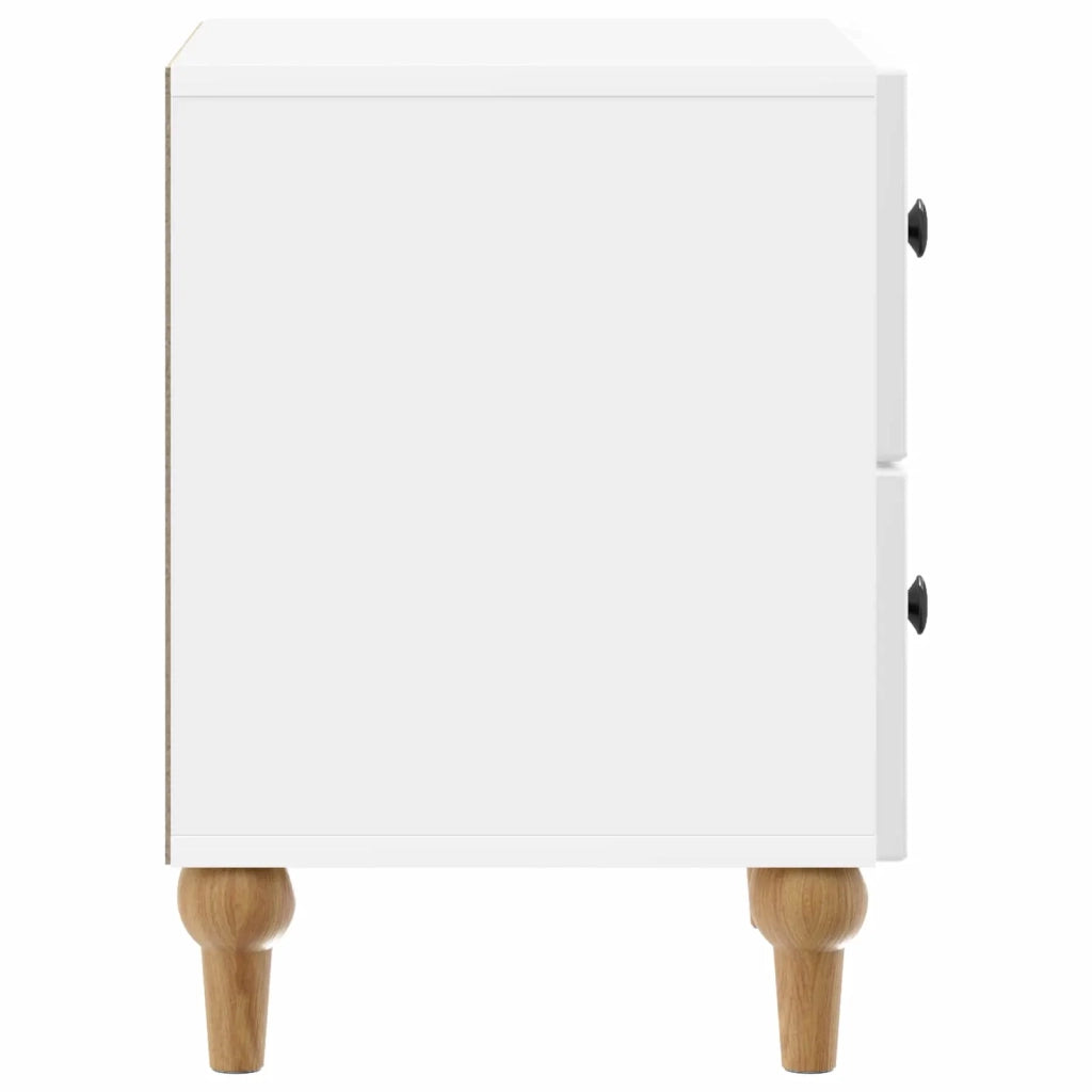 Armadio da Notte 2 pcs Bianco Lucido 43 x 34,5 x 48 cm 894074