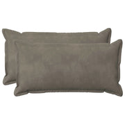 Cuscino con cuscino HOUTEN 2 pz Grigio Chiaro Velluto 933853