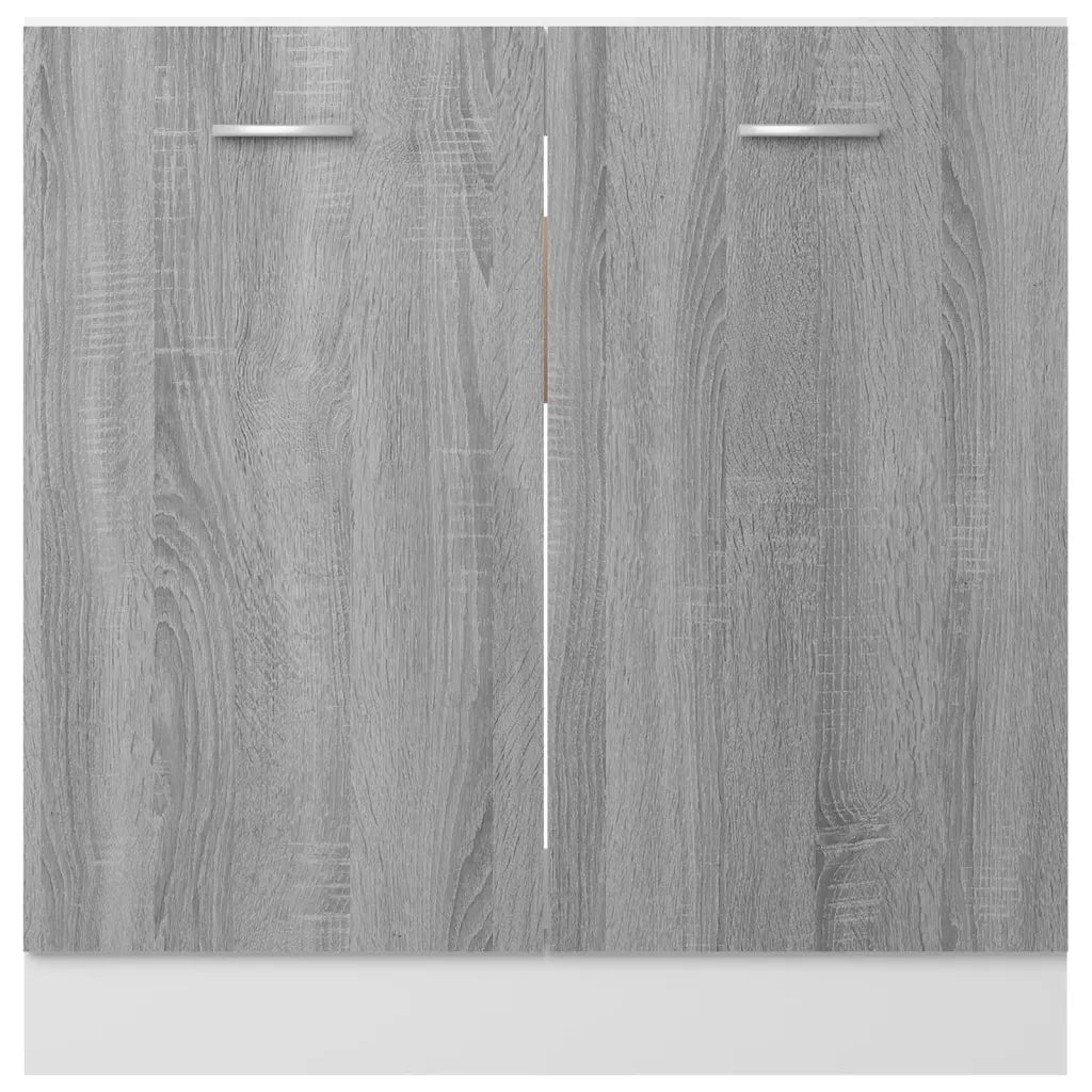 Mobiletto Â“LyonÂ” Grigio Sonoma 80x46x81,5 cm