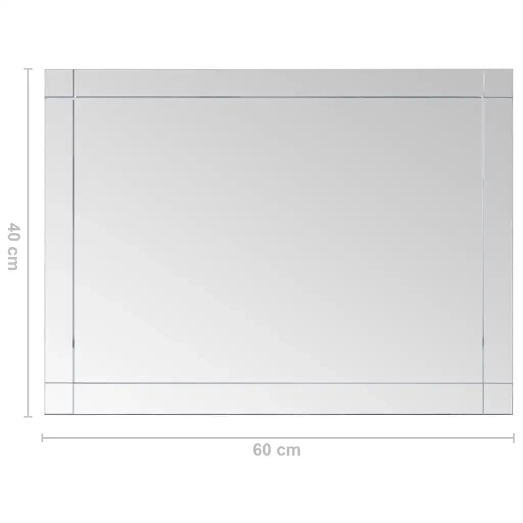 Specchio da Parete | Specchio decorativo 60x40 cm in Vetro