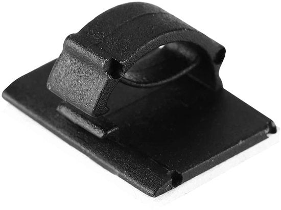Clip per cavo self-adesivo da 40 unità - Organizzatore per cavi - Fermo cavo - Clip per cavo fissa - Gestione cavi - Bevande cavo - Clip per cavo vetrata