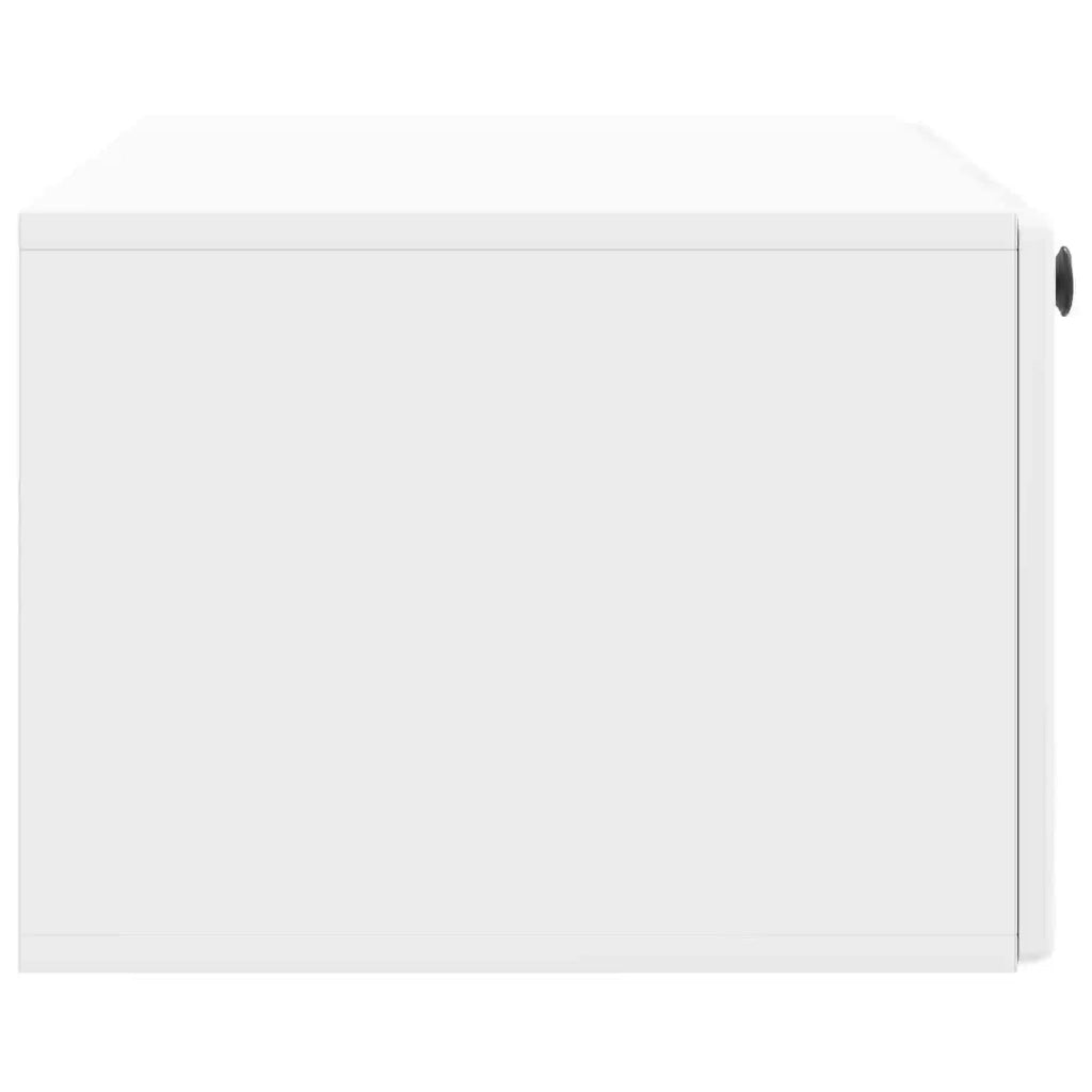 Mobile Porta TV da Muro 78,5 x 41 x 30 cm Bianco Lucido 899199