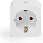 Pilastro Wi-Fi con contatore di corrente e interruttore - 1 contatto - max 16A - bianco