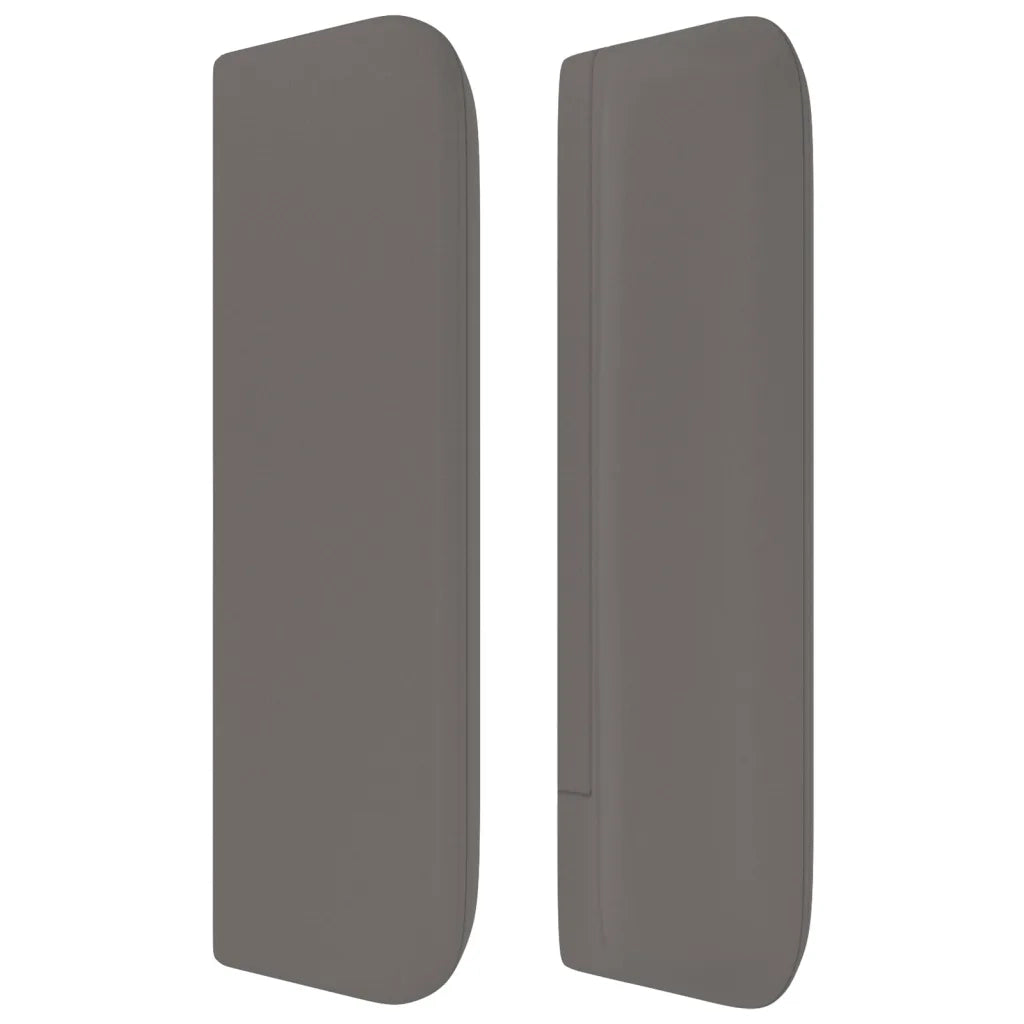 Testiera ad Orecchio Grigio 103x16x78/88 cm in Similpelle 3118576