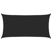 Vela Parasole | Telo Ombra | Vela da ombra 160 g/m2 Nera 3x6 m in HDPE