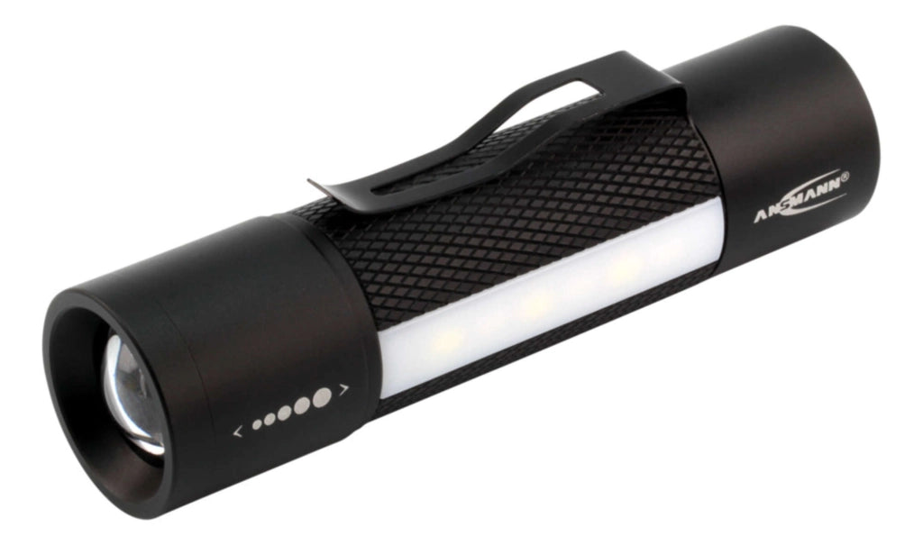 Ansmann Torcia tascabile a batteria 1600-0137 Future Multi 3in1 LED con zoom