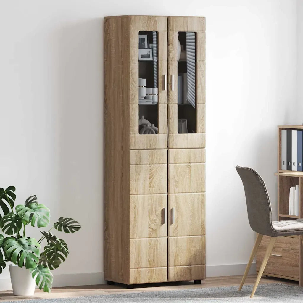Credenza con lo scaffale FLORIN Rovere Sonoma 60 x 35 x 182 cm 3397916