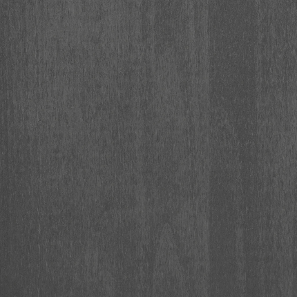 Piano Credenza HAMAR Grigio Scuro 90x30x100 cm Legno di Pino 340434