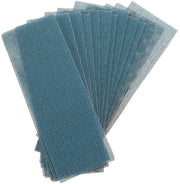 Set di schiaccianti a mesh 15 pezzi, 120 dimensioni di grana, carta abrasiva ceramica, 7,8 x 7,8 pollici. Ideale per auto, lavorazione del legno e metallo. Utilizzo umido e secco. Schiaccianti con cinture di adesivo stoffa libera.