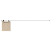 Kit Anta Scorrevole Armadio in Acciaio al Carbonio 244 cm 4009679
