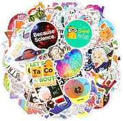 Etichette laboratorio 100 pezzi - Resistenti all'acqua - Durature - Decorative - Per studenti/adolescenti - PVC di alta qualità - Etichette scientifiche