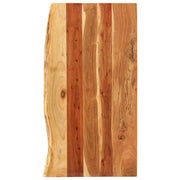 Piano per VanitÃ  Bagno in Massello di Acacia 100x52x2,5 cmcod mxl 126324
