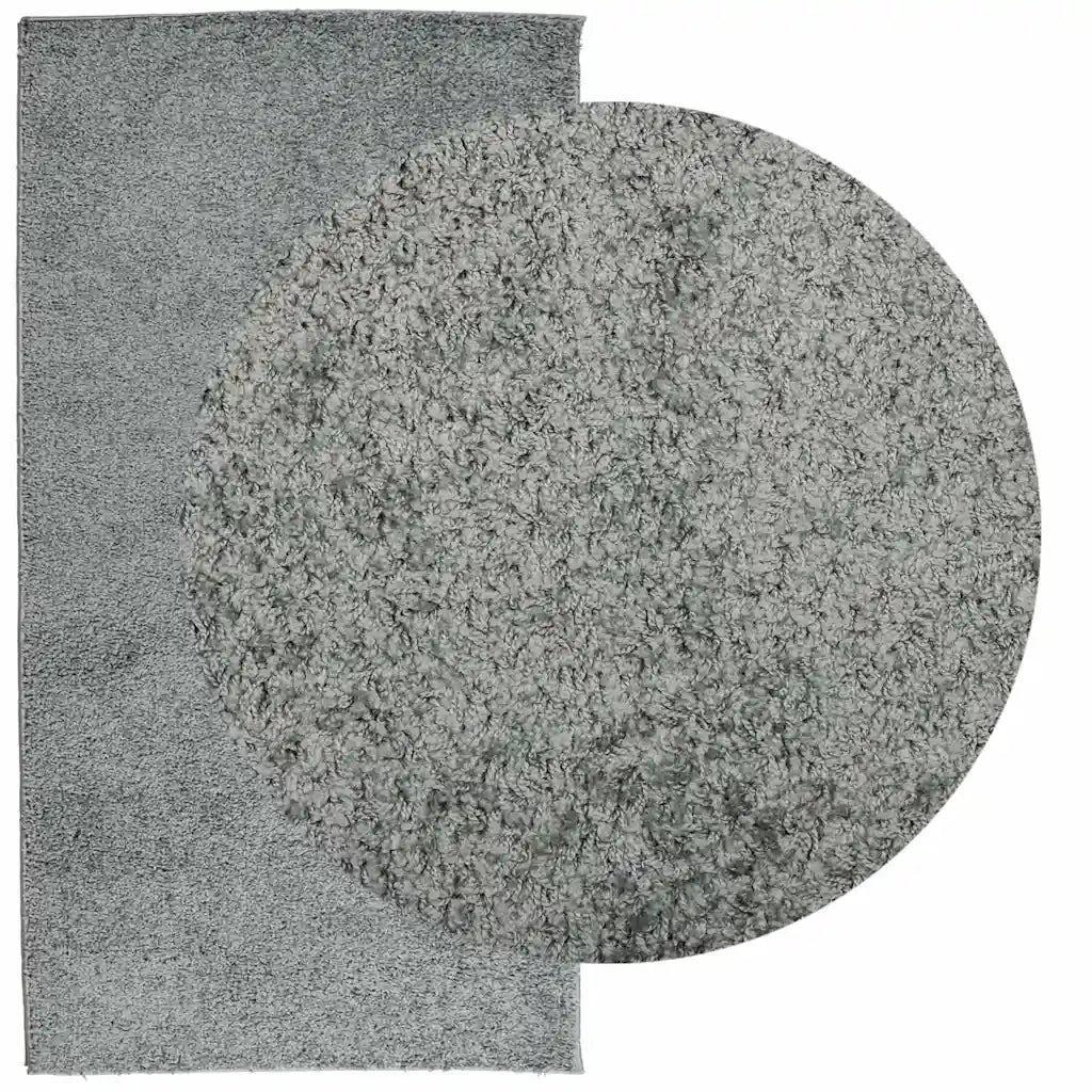 Tappeto del soggiorno | Tappeto Shaggy PAMPLONA a Pelo Lungo Moderno Verde 80x150 cm