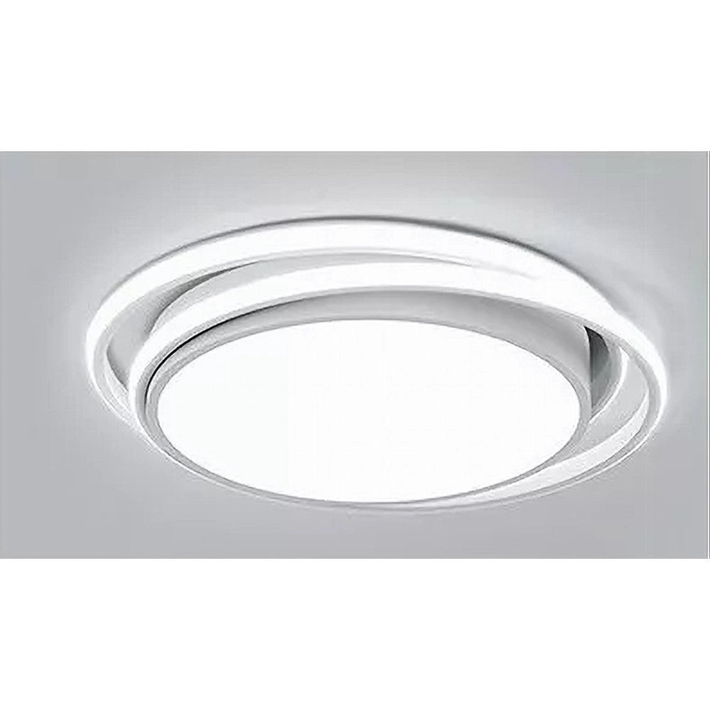 Trade Shop - Plafoniera Led Soffitto Cerchio 60 W Circolare Bianco Moderno Luce Fredda 50163 -