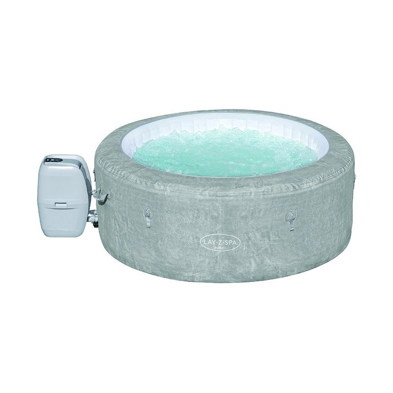 Spa gonfiabile Bestway Lay-Z-Spa Zurich AirJet 60065 Ø180x66 cm 2-4 posti con copertura EnergySense e riscaldamento 40°C