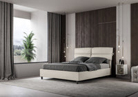 Letto Matrimoniale 160x190 cm Senza Rete Nandy Bianco