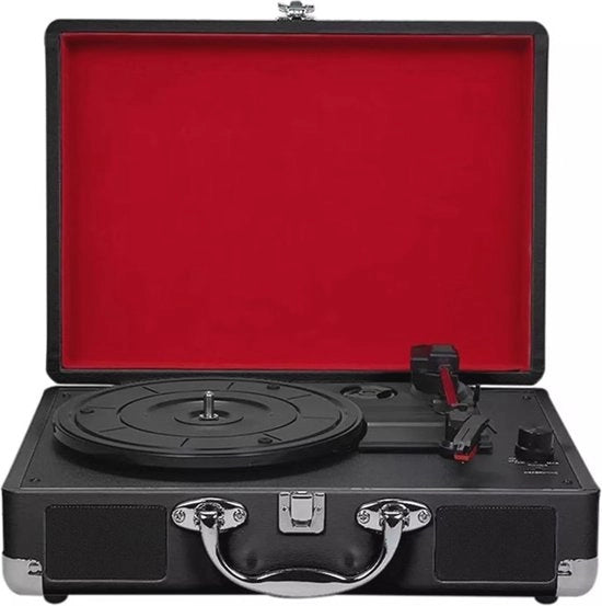 Tavolo da Dischi con Bluetooth e Altoparlanti Stereo - 33/45/78 Giri per Decorazione e Uso Casalingo