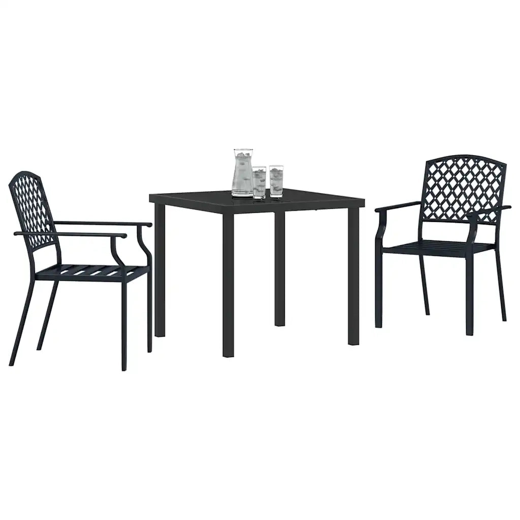 Set da Pranzo per Giardino 3 pcs Antracite 3379303