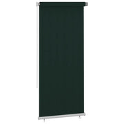 Tenda a Rullo per Esterni 100x230 cm Verde Scuro HDPE 312824
