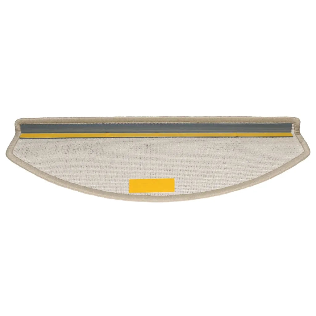 Tappetini per scale 20 pz 65x24x4 cm tortora semicircolari grandi 3365795