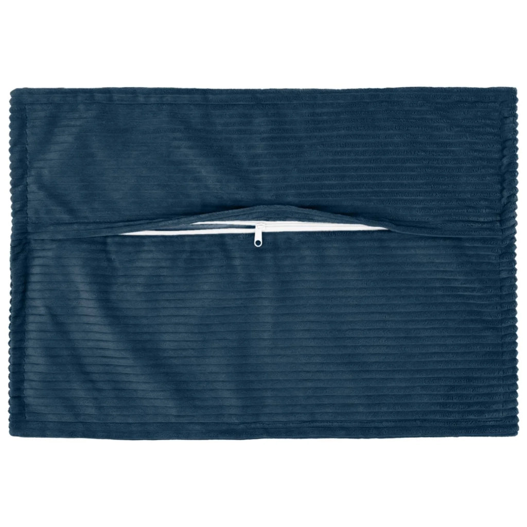 Federa 2 pz HOUTEN Blu navy 50 x 75 cm corduroy 919819